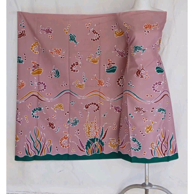 KAIN BATIK MOTIF IKAN | BATIK TULIS MADURA
