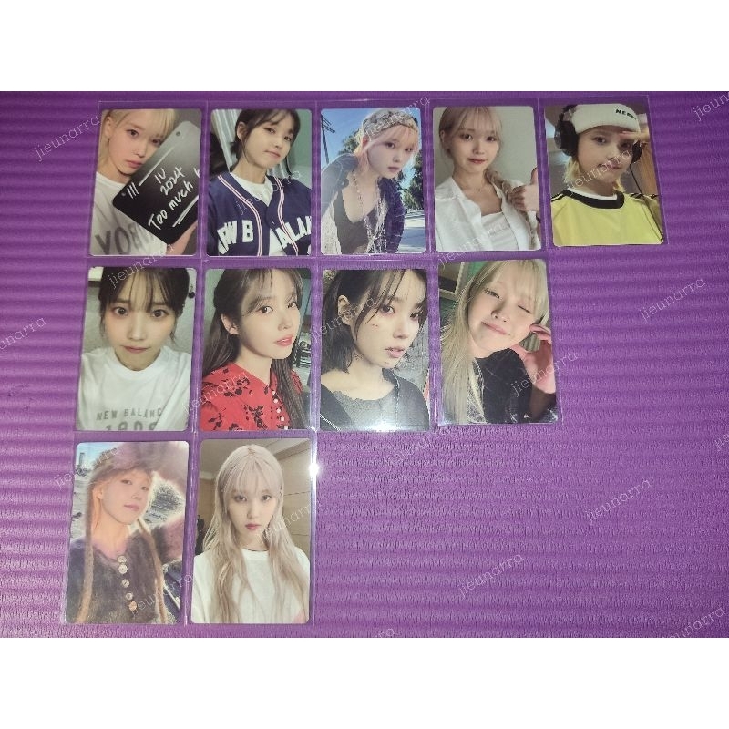 IU PHOTOCARD OFFICIAL THE WINNING PC ALBUM