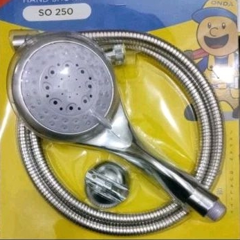 hand shower mandi flexsibel hose Chrome jumbo kran onda so 250