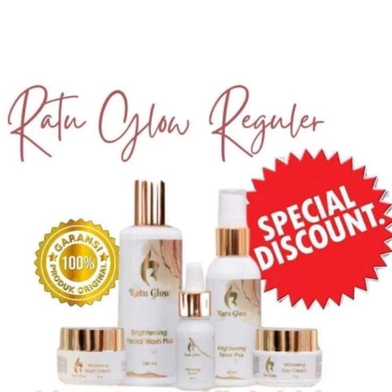 PROMO Ratu glow/Ratu glow skincare/Skincare Ratu glow paket acne/brightning