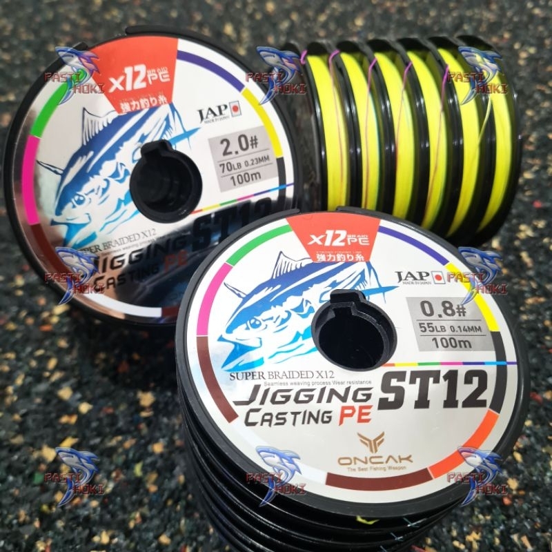 Senar Pancing PE Oncak Super Braided x12 / Pe kuat / Tali Pe