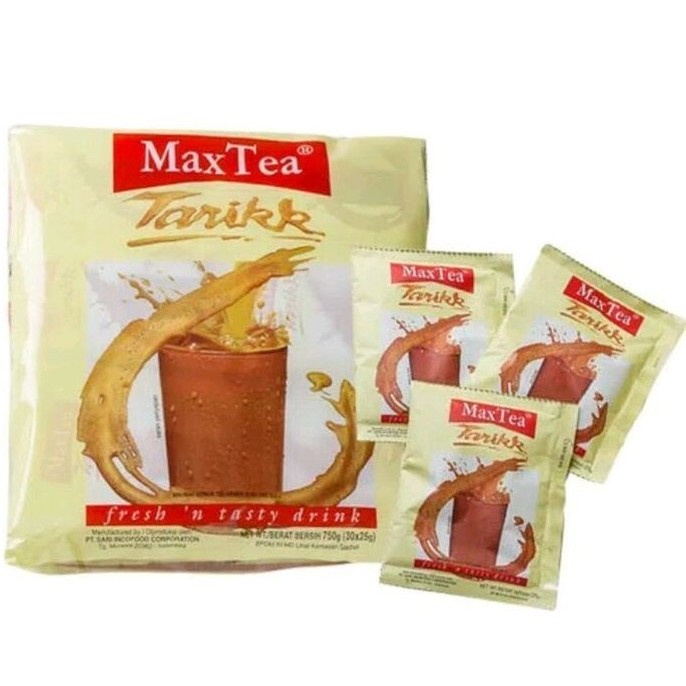 

MaxTea Tarrik (Teh Tarik isi 50 sachet)