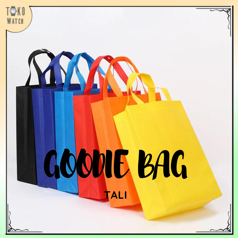 

Goodie Bag Tas Belanja Spunbond Model Tali Handle Kantong Kain TWS