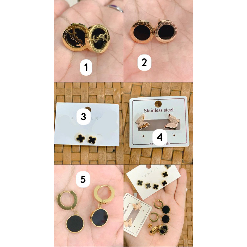 ANTING CLIP TITANIUM KOREA BVL ANTI KARAT PERHISAN WANITA || AKSESORIS ANTING TITANIUM BVL CLIP||