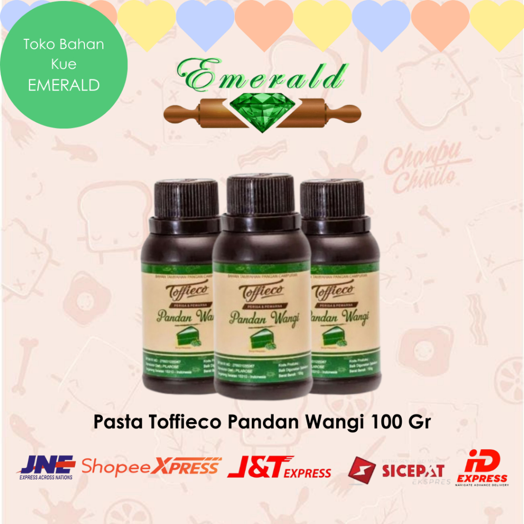 

Perisa Pandan Wangi Toffieco 100 Gram