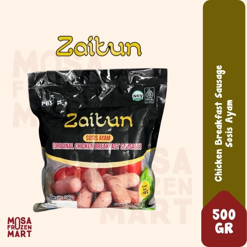 

Zaitun Chicken Breakfast Sausage 250 G & 500 G | Sosis Ayam