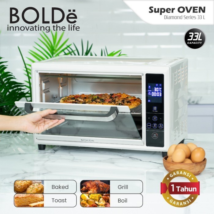 BOLDe Super Oven Digital 33L Oven Listrik Kapasitas Besar 33 Liter Electric Oven Microwave Pangganga