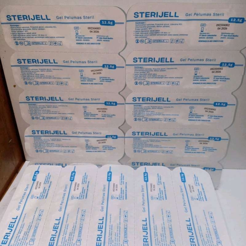 ✅New Sterijell Gel Pelumas Steril 12.5g⭐⭐⭐⭐⭐⭐