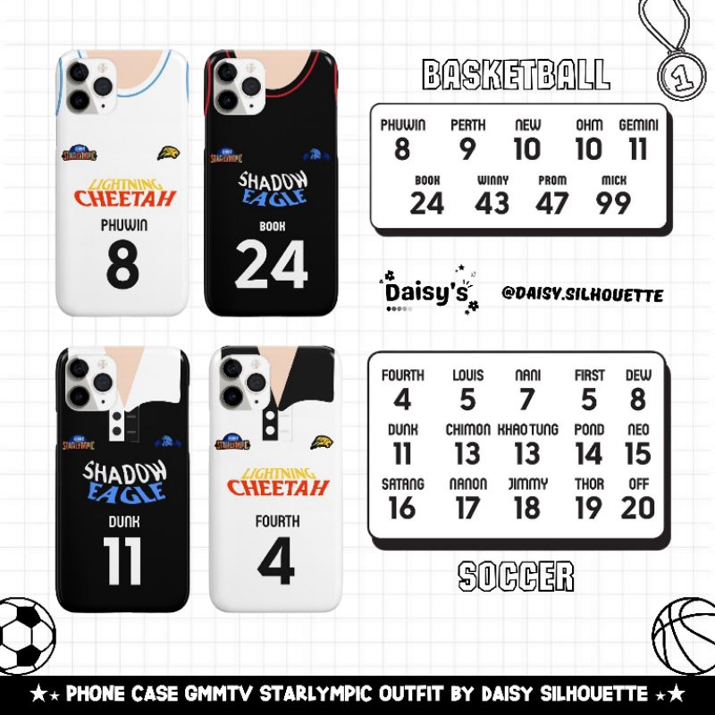 PHONE CASE GMMTV STARLYMPIC OUTFIT || THAIBL || CASING CUSTOM LIGHTNING CHEETAH || SHADOW EAGLA  || 