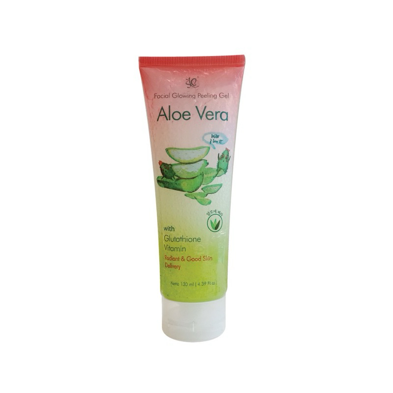 ( PROMO ) SYB FACIAL GLOWING PEELING GEL ALOE VERA SYB BPOM ORIGINAL SCRUB WAJAH