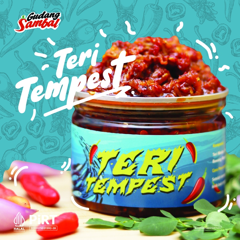 

Sambal Teri - Teri Tempest - Gudang Sambal