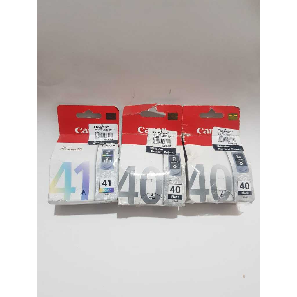 Tinta Original 40 41 Canon Cartridge pg-40 pg-41