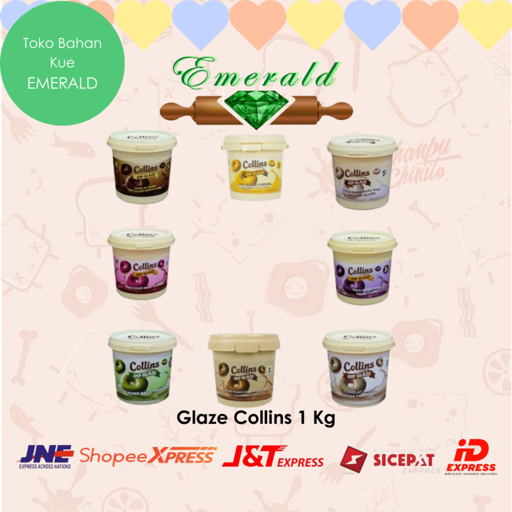 

Glaze/Topping Donat Collins All Variant 1 Kg