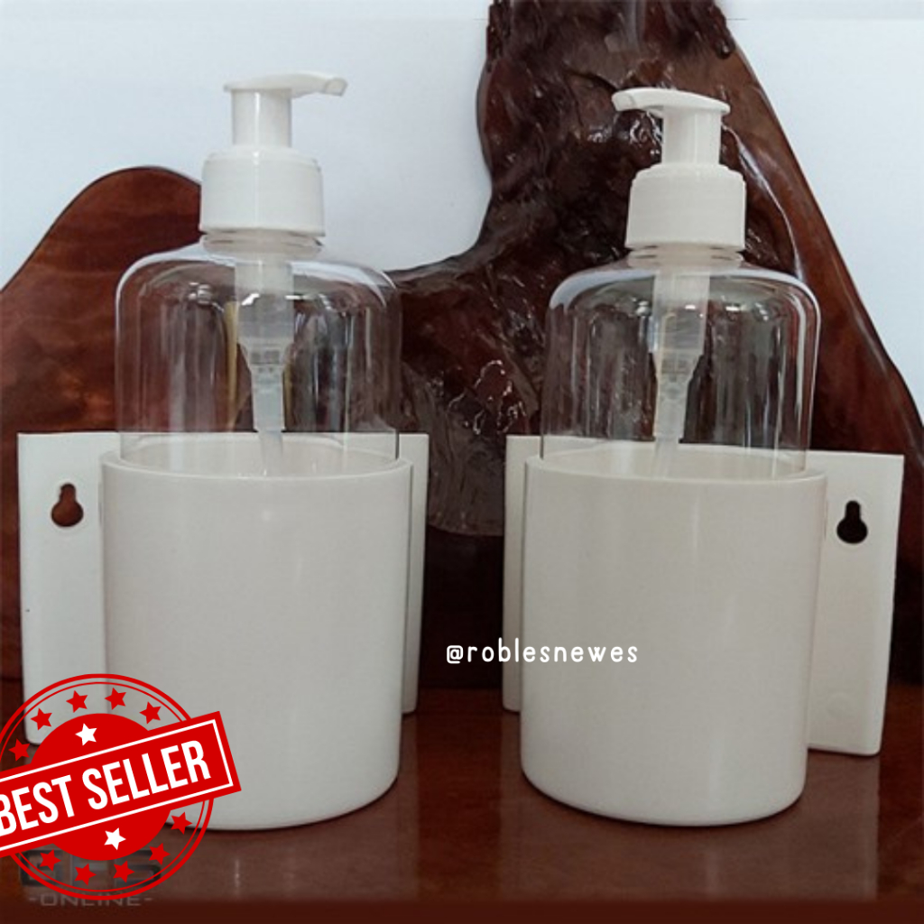 1 set botol 500ml dengan bracket / Botol Pump 500ML & Bracket