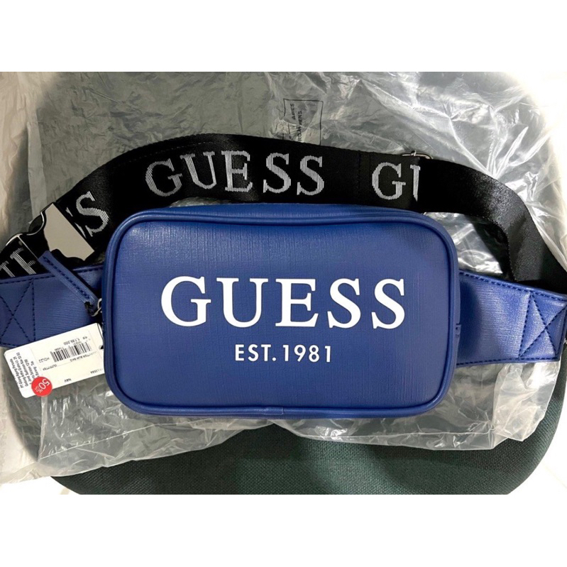 NEW Guess Bum Bag 100% Original Store BumBag WaistBag Waist Bag Ori Tas Branded Pria Man Men Luxury 