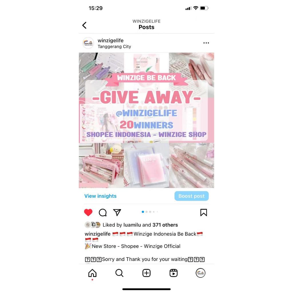 

Winzige GA 0325 Stationery set