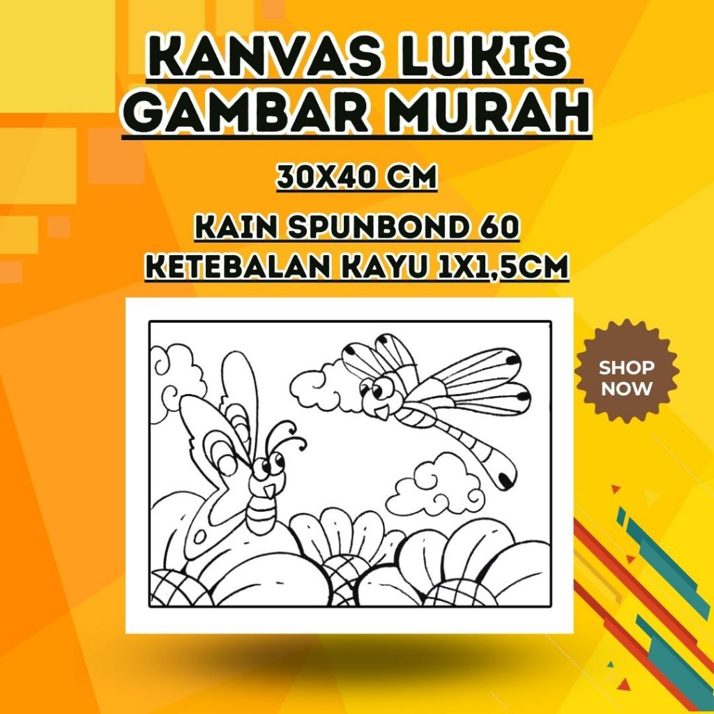 

kanvas lukis gambar 30x40cm murah minimal pembelian 2 kanvas untuk kekuatan packing