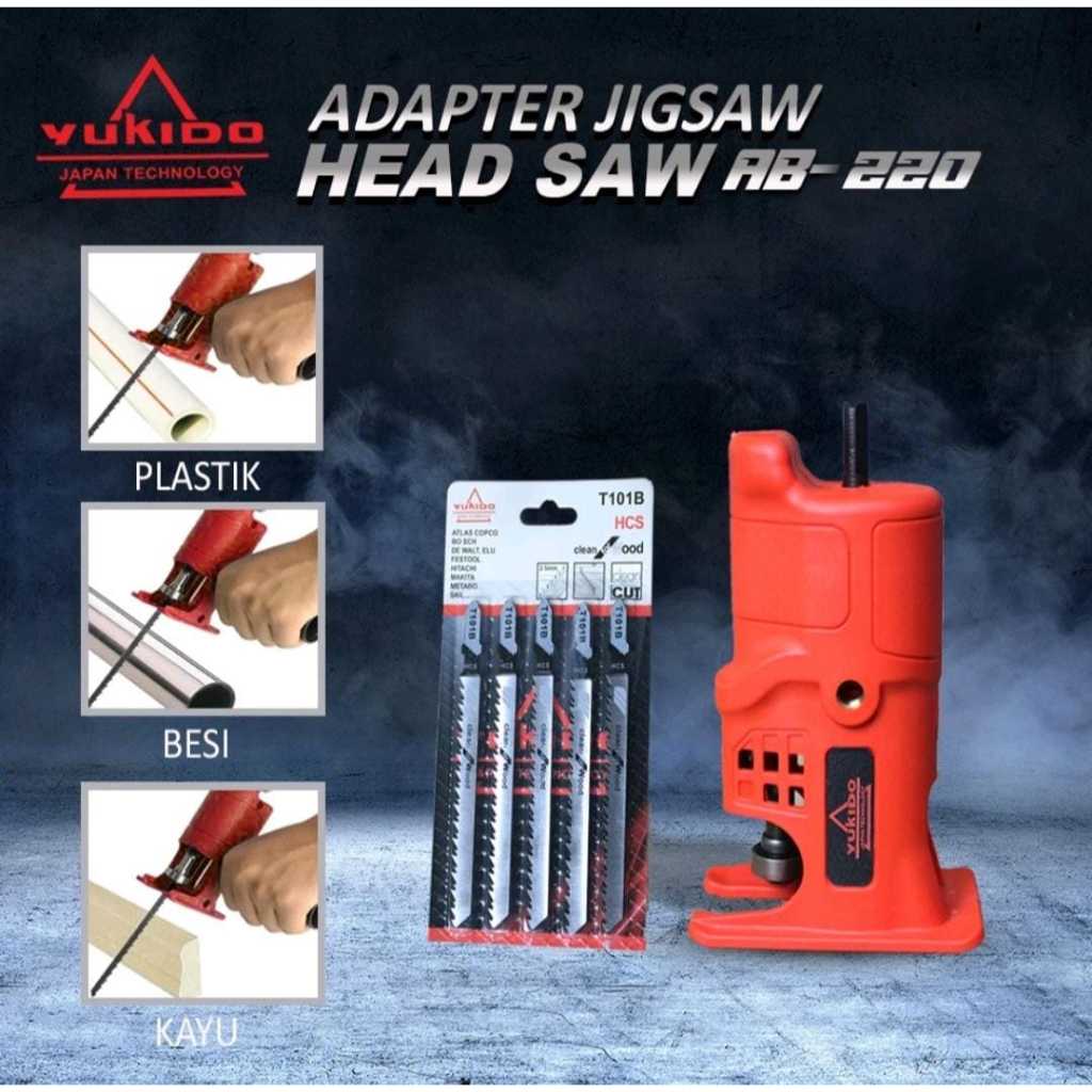 Adaptor Jig Saw untuk dipasangkan di Mesin Bor, saw Head Adaptor Bor gergaji jig saw konektor bor - 