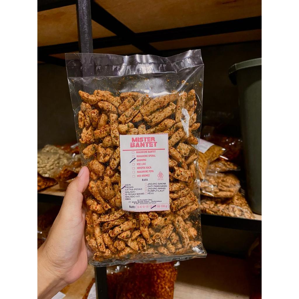 

Makaroni Bantet 1kg 2 Rasa - Makaroni Bantet Pedas Jeruk 500gr 2Pcs I Snackpro X Misterbantet