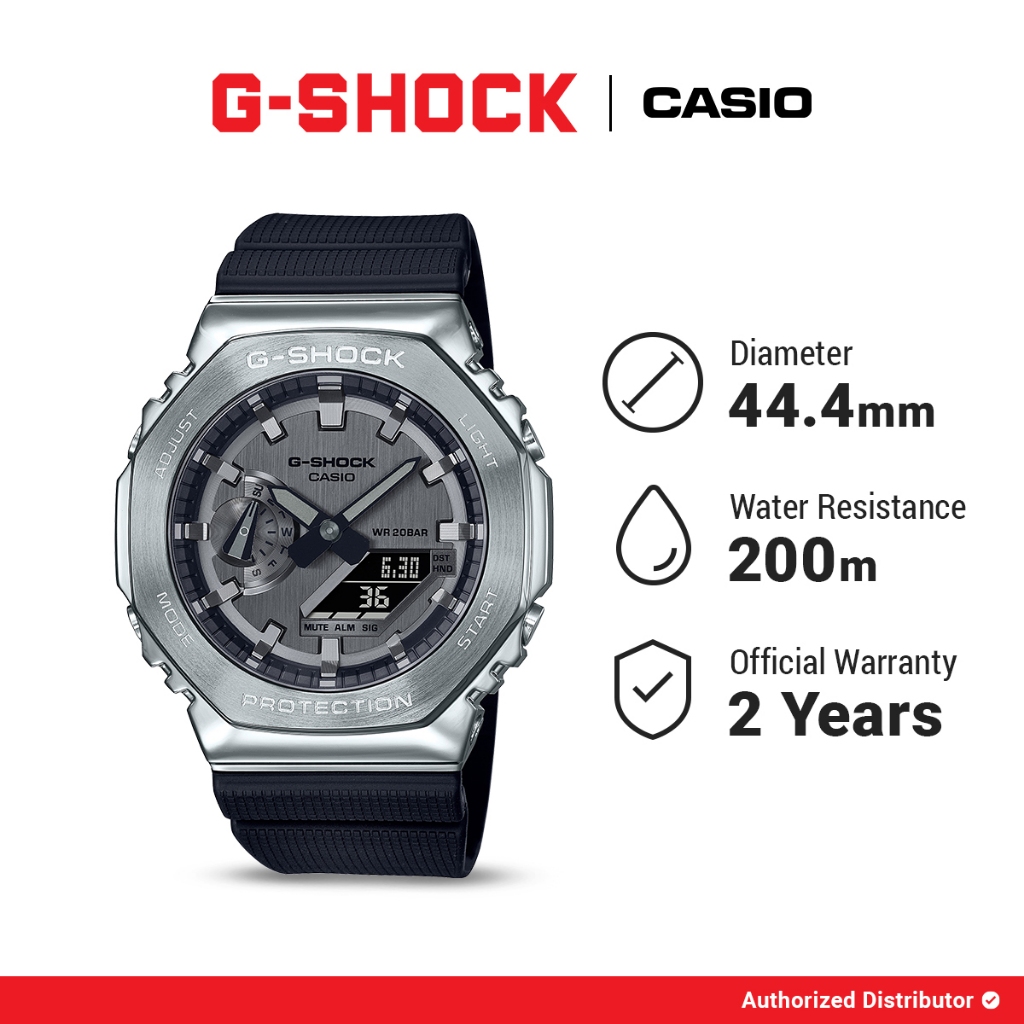 [READY INSTANT] G-Shock Jam Tangan Pria Analog Digital Original GM-2100-1ADR