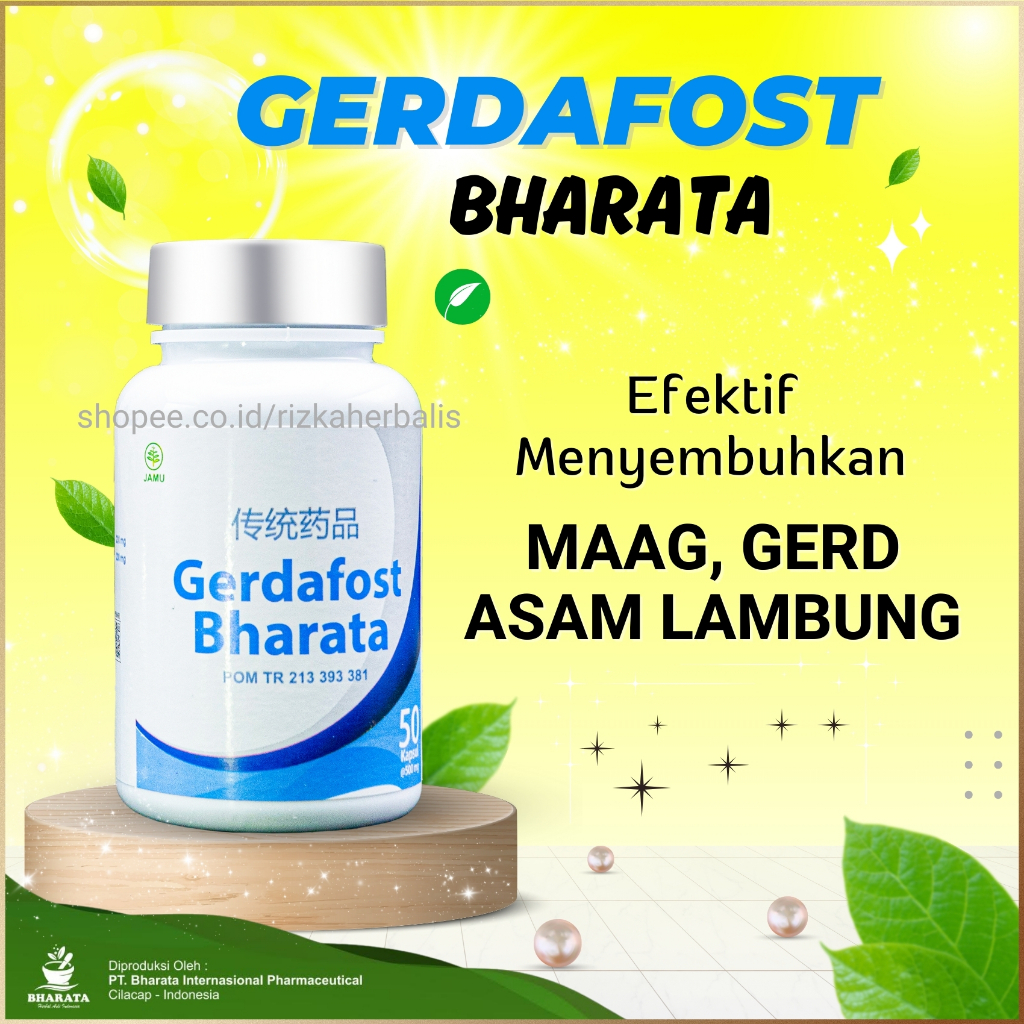 

F_daybose - Gerdafost Bharata Herbal Obat Asam Lambung GERD Maag Kronis Ampuh