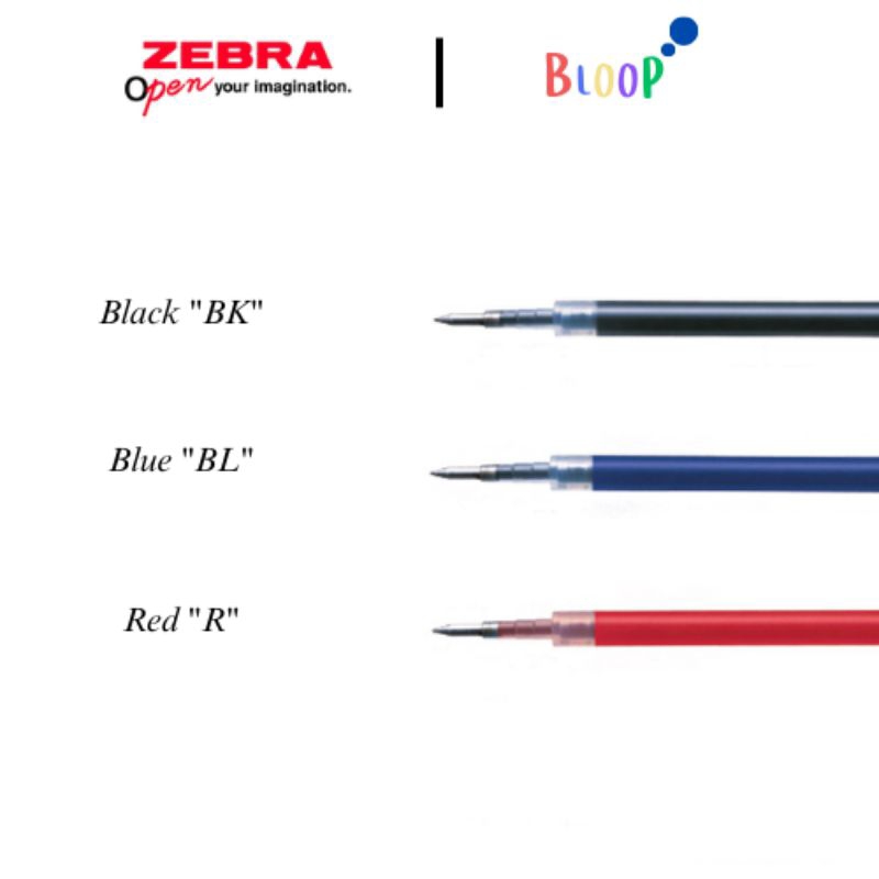 

REFILL/ISI ULANG BALLPOINT ZEBRA SARASA 0.5mm JF-05