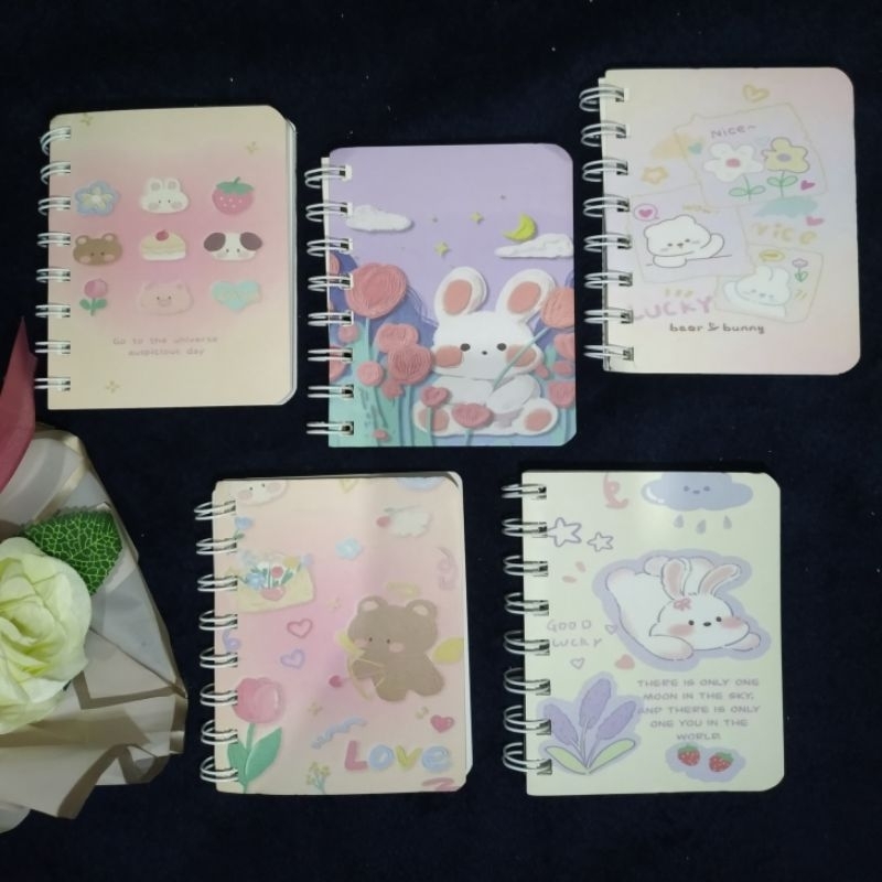 

Notebook Mini gambar lucu² A7