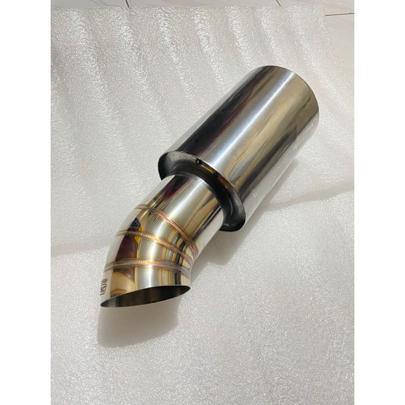 Knalpot Mobil JS Racing Stainless Steal Muffler Ujung Variasi Tabung Kenalpot Stenlis Mufler Mobil O