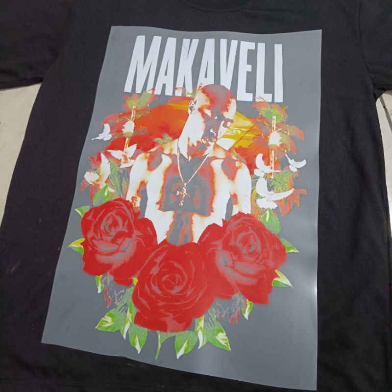 SABLON DTF MUSIK AMERIKA 2PAC MAKAVELI SABLON RASTER DTF
