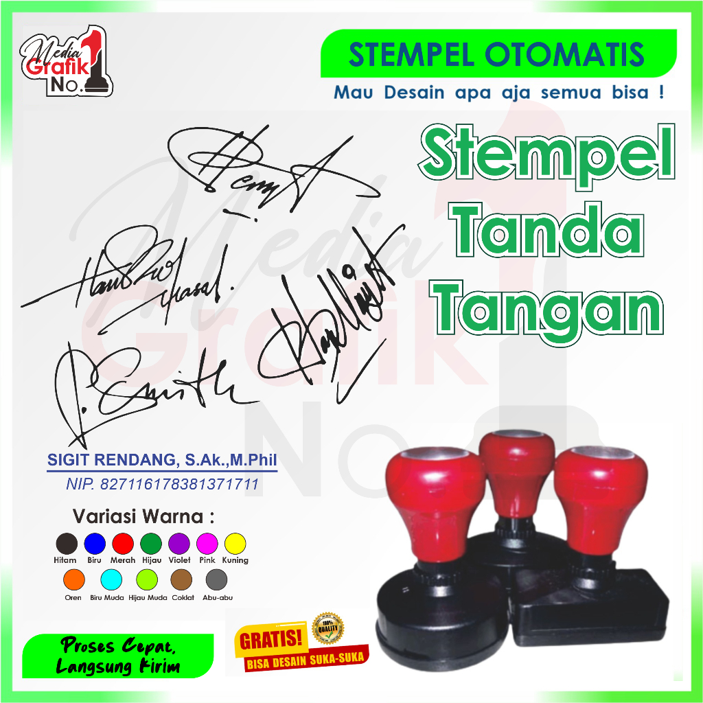 

COD Stempel Tanda Tangan / Stenpel TTD / Stemple Tandatangan Digital / Stempel Custom TTD Bebas Desain Suka-suka