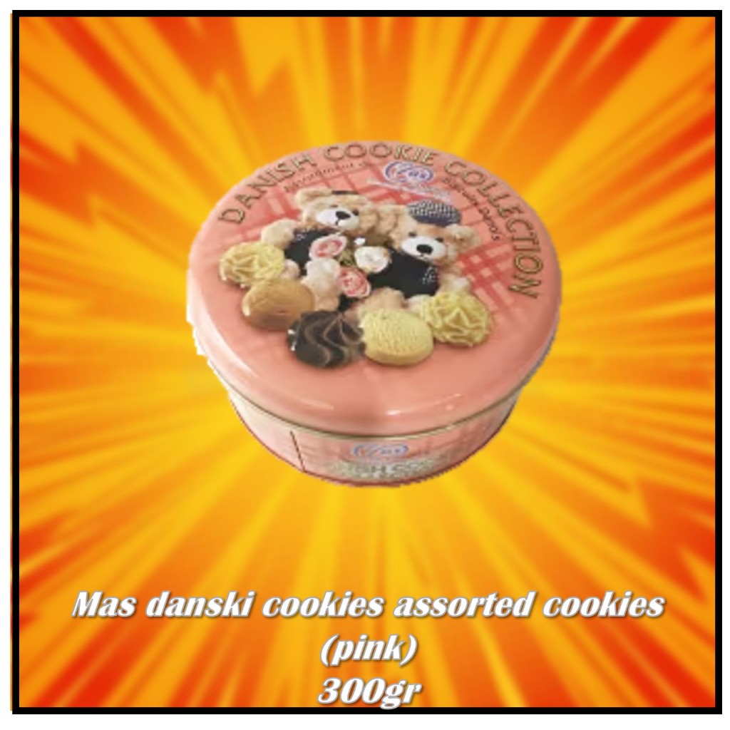 

Mas danski cookies assorted cookies (pink) 300gr