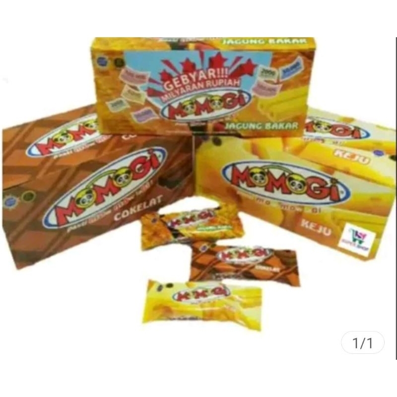 

momogi snack dengan 3 farian rasa