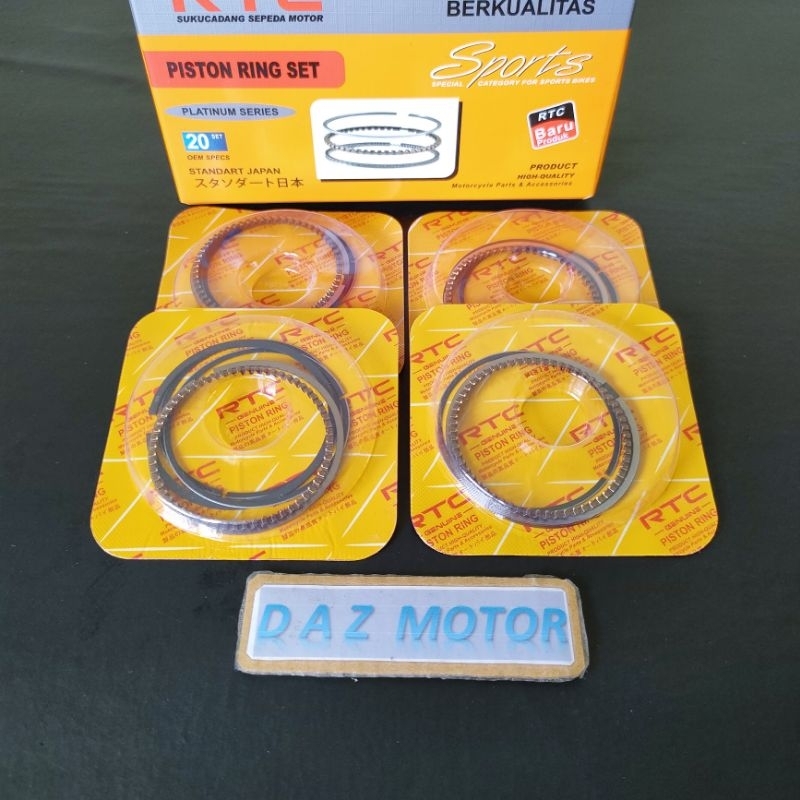 RING SEHER RING PISTON ONLY MIO M3 MIO Z MIO S MIO SOUL GT 125 FINO FI 125 FREEGO RTC