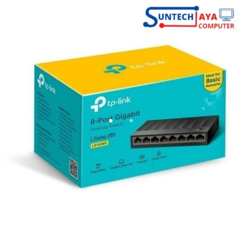 TP-Link Gigabit Switch Hub 8 Port Dekstop Switch Hub