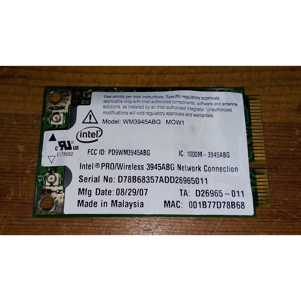 Wifi Card Laptop Acer Travelmate 6292 6291 6290
