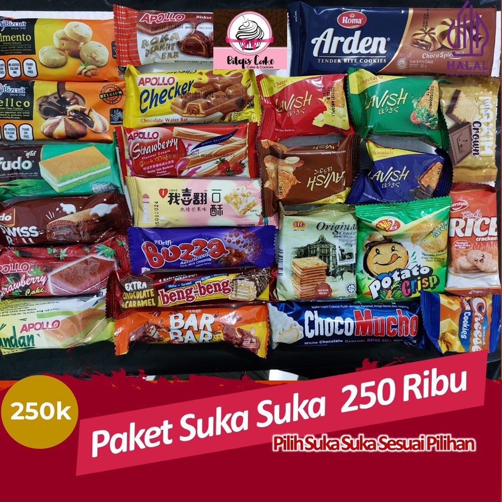 

PAKET SUKA SUKA 250 Ribu / Snack import Pilih Sendiri LIVE