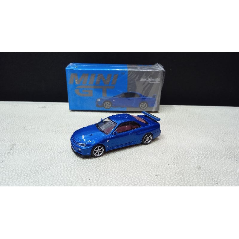 Mini GT Nissan Skyline GT R R34 Bayside Blue