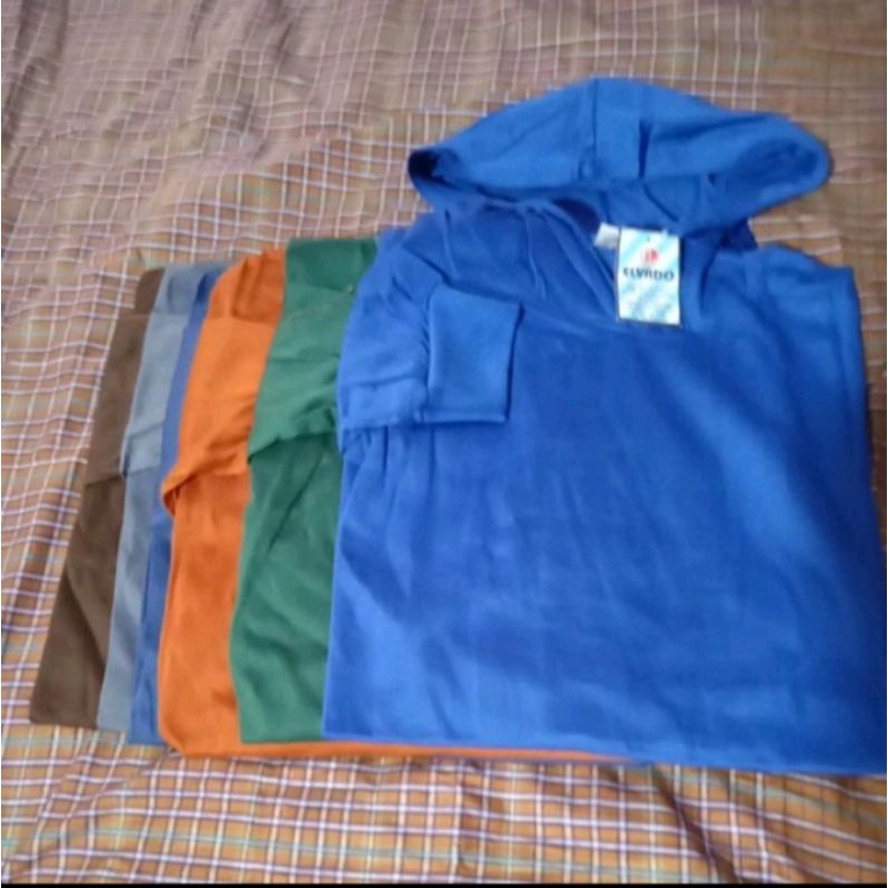 KAOS PRIA LENGAN PANJANG KUPLUK POLOS DEWASA