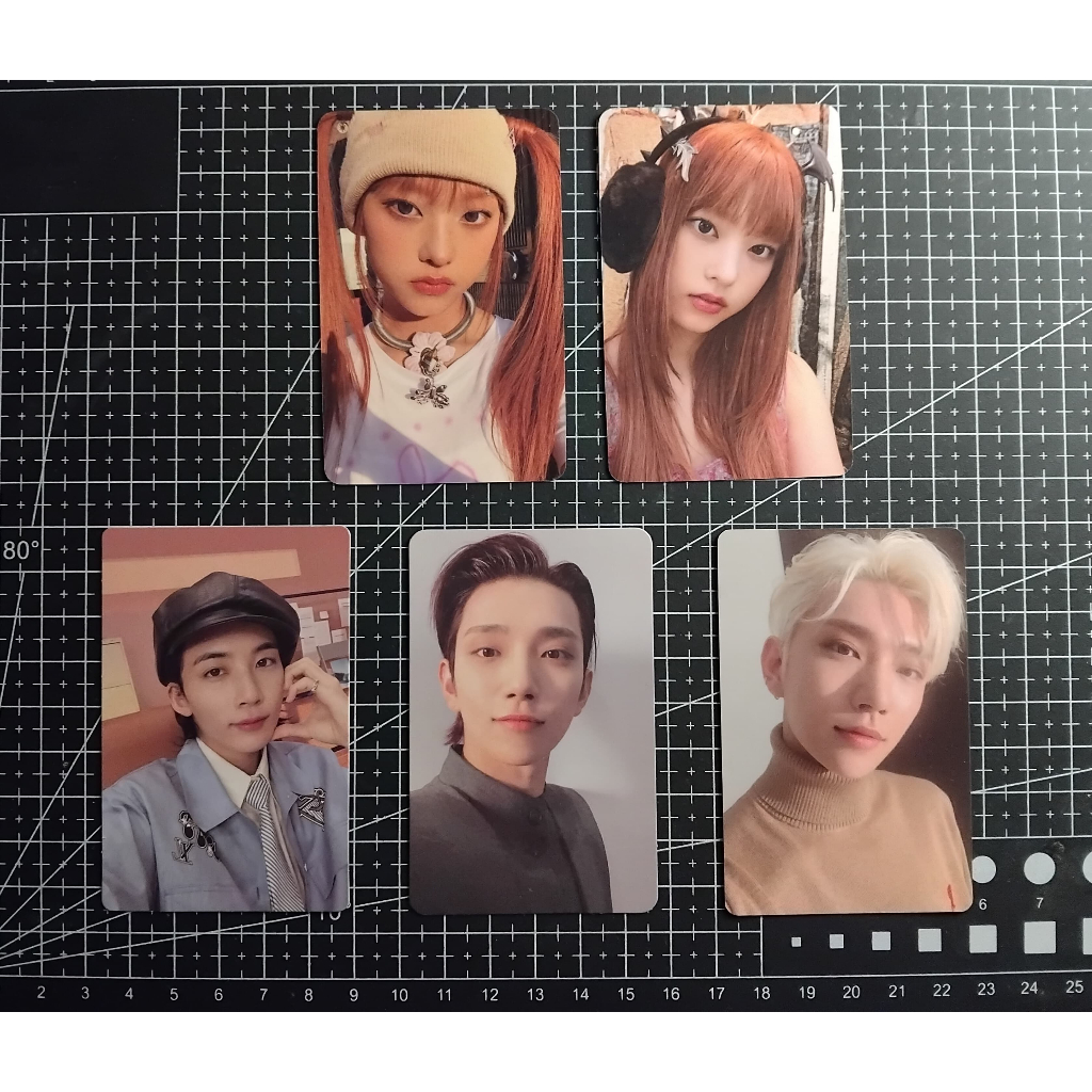 OFFICIAL KPOP PHOTOCARD - SEVENTEEN JOSHUA JEONGHAN FACE THE SUN INCOMPLETE TRADING CARD FML NEWJEAN