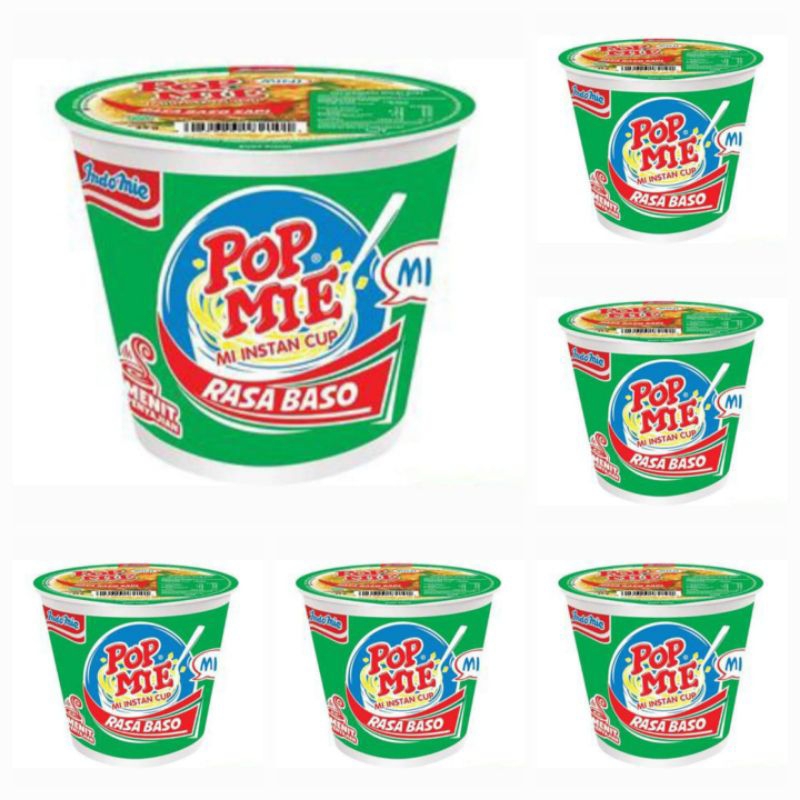 

Pop Mie Mi Instan Cup Rasa Baso Mini 35 Gr