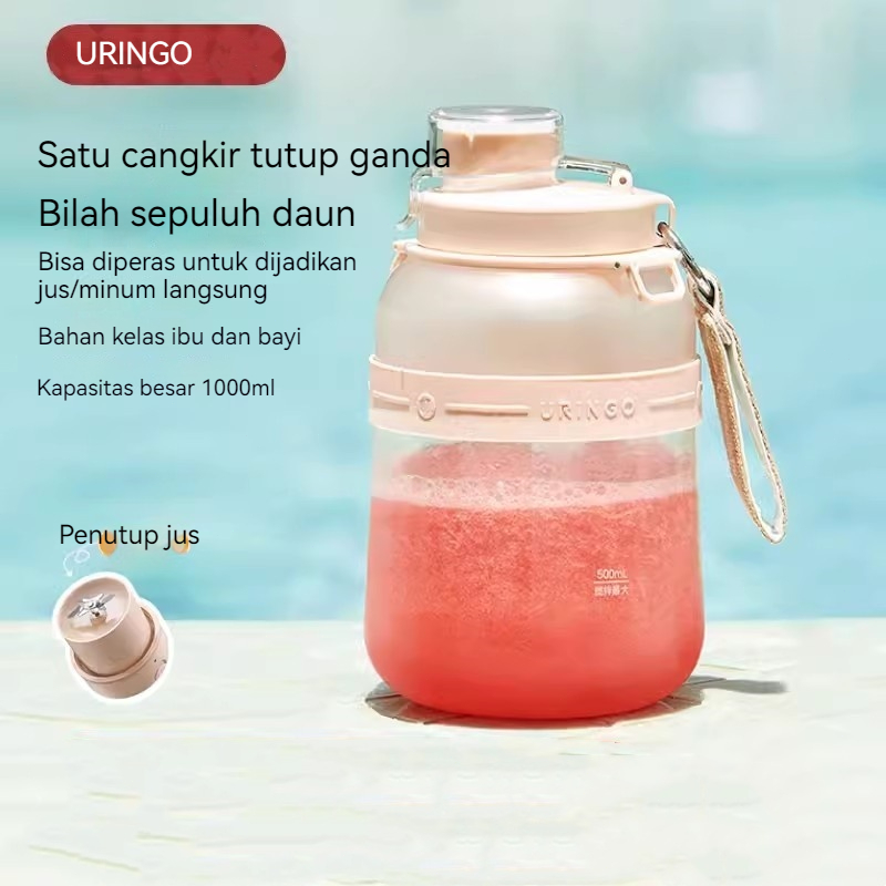 Uringo Gelas Jus Rumah Multifungsi juicer Kecil portable Elektrik Ton Jus juice bucket cup