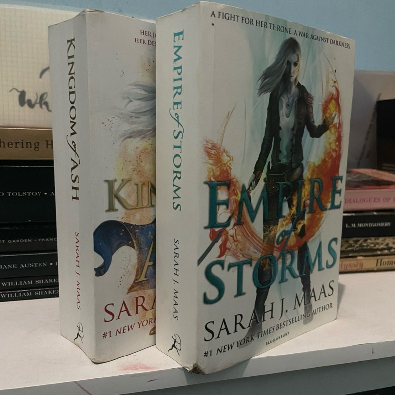 PRELOVED ORI sarah j maas throne of glass acotar series empire of storm kingdom of ash english books