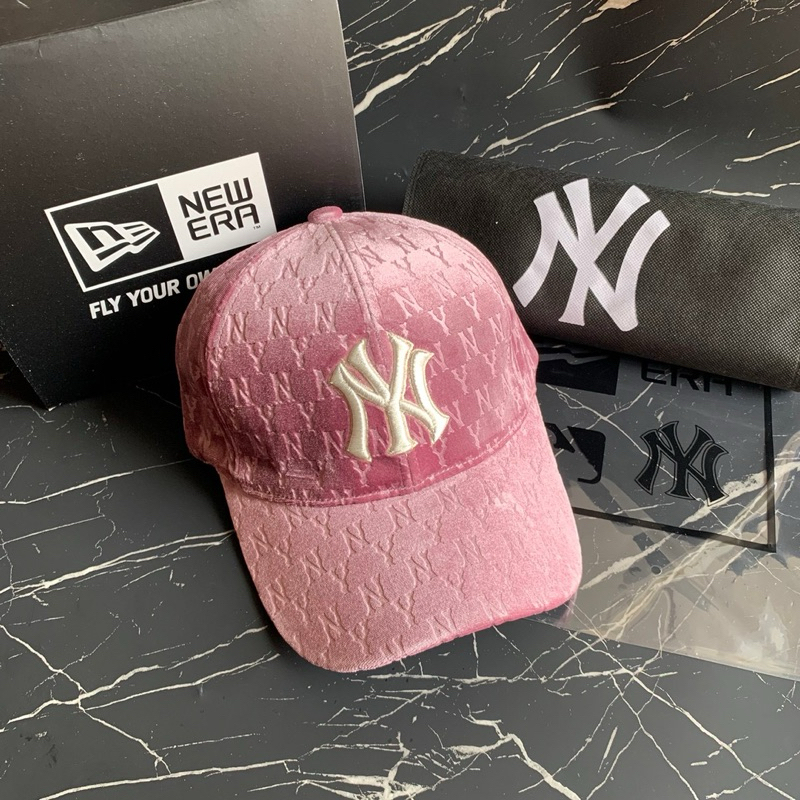 Topi BASEBALL New York NYK ynks Monogram Pink Suede FREE BOX