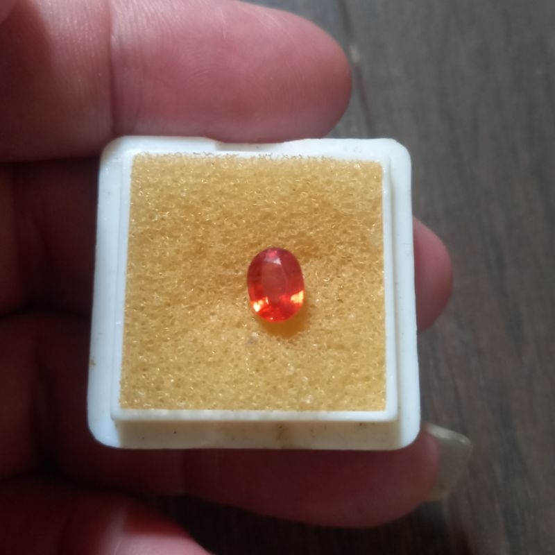 Natural Orange Sapphire