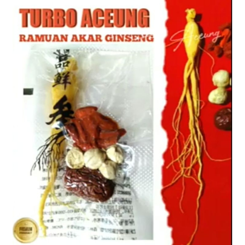 

Ramuan Herbal 4 macam Akar Ginseng ( 人参 ) Chang Bai Cina ekonomis