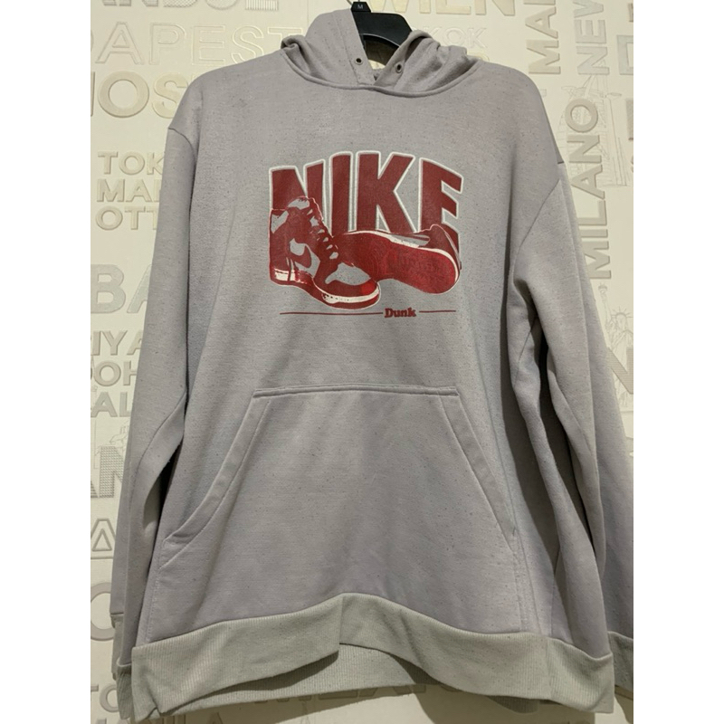 Hoodie nike dunk vintage y2k grey original  size XL