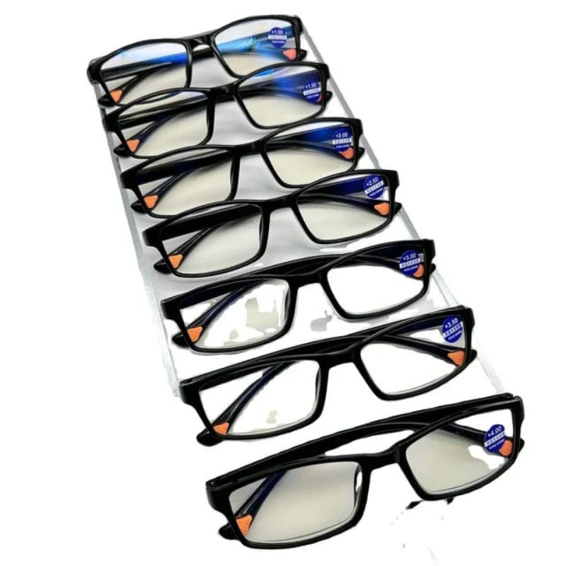 kacamata baca plus pria wanita +100.+125 .+150