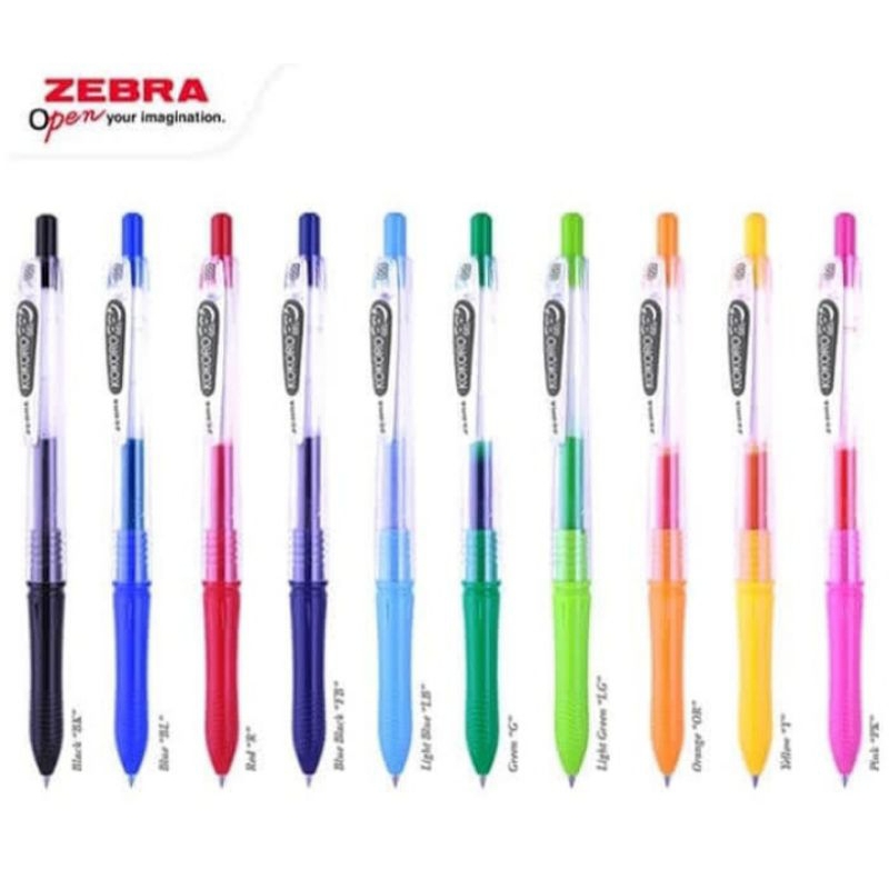 

pulpen gel zebra kokoro ready semua warna - 0.5 mm satuan