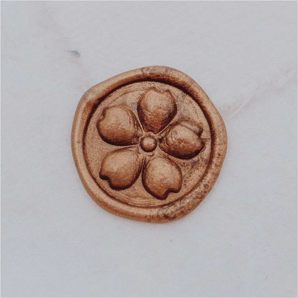 

3D Sakura Flower Wax Seal Wax Coin Vintage siap pakai tanpa minimal order