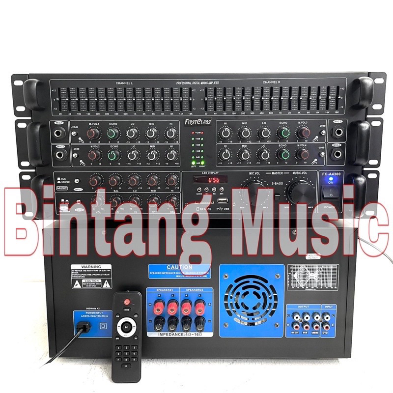 power amplifier firstclass fca 4300 original bluetooth fc a4300